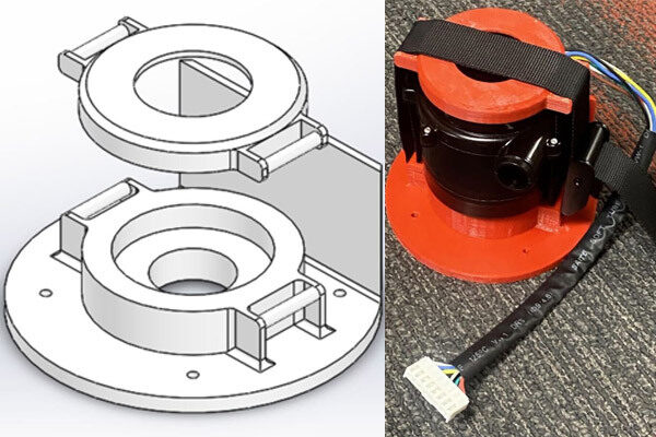 Southern Utah University students create improved ventilator blower mount